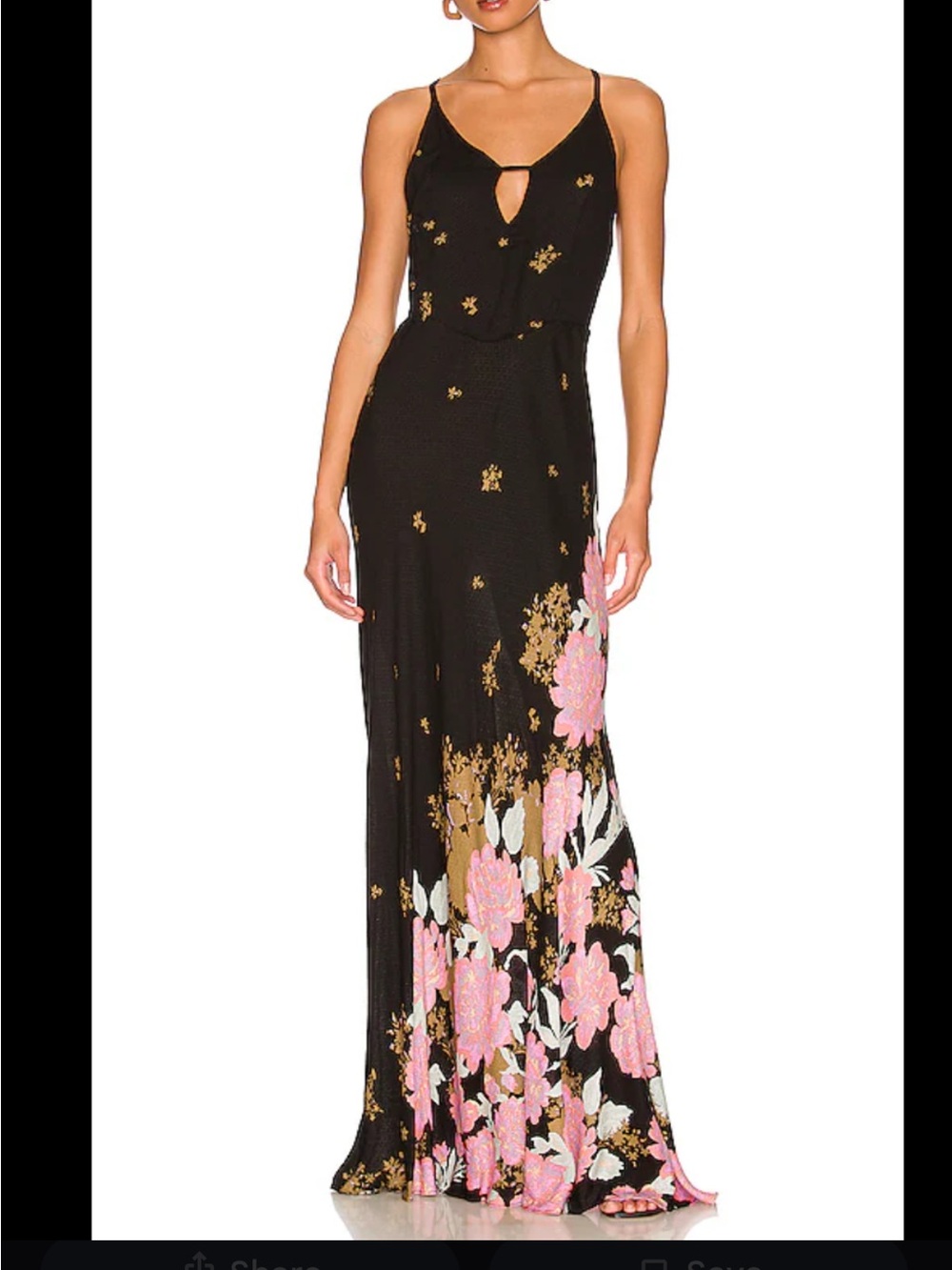 Intimately Get To You Printed Maxi Slip - Picture 5 of 7